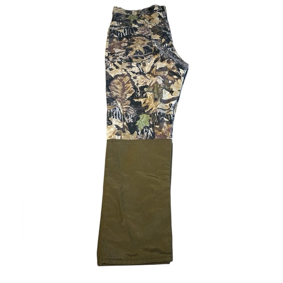 Vintage Wolf Mountain Mossy Oak Camo Brush Pants 40x32 Double Knee - Picture 3 of 11